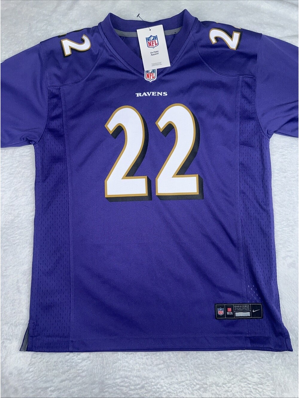 Nike Baltimore Ravens Derrick Henry #22 Jersey YOUTH SZ  L